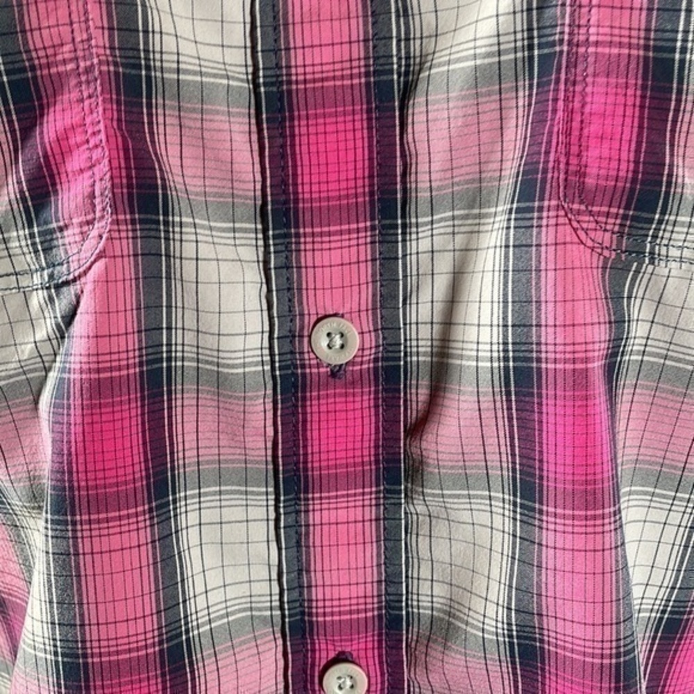 The North Face | Long Sleeve Plaid Shirt Pink/Grey - Picture 3 of 6